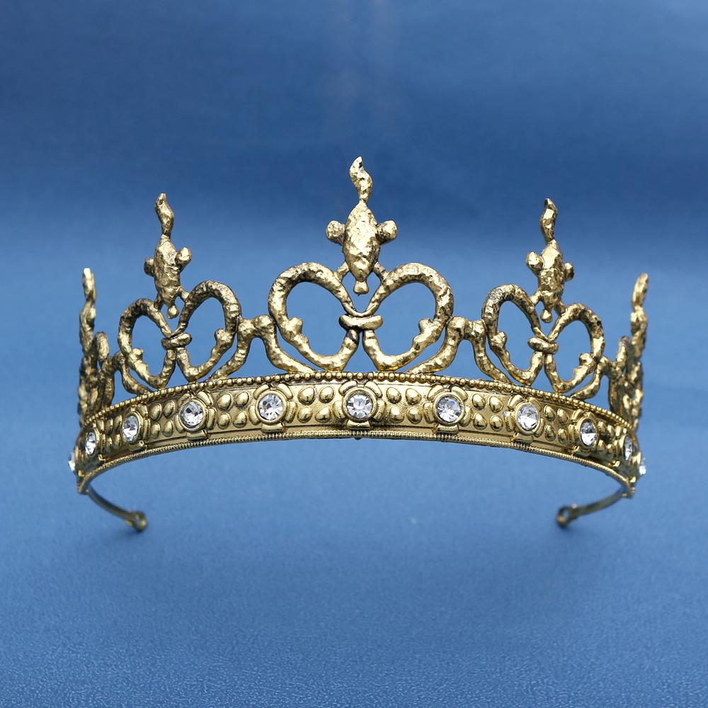 1pc Crown Bat Mitzvah Special Occasions Luxury Event Headpiece for Men Women Banquet Photography Zircon Hair Accessories