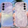 Purple Blending Case for Samsung Galaxy S25 S24 S23 S22 S21 Ultra Plus S20 FE A73 A72 A71 A56 A55 A54 5G A52 A52S A51 4G Cover