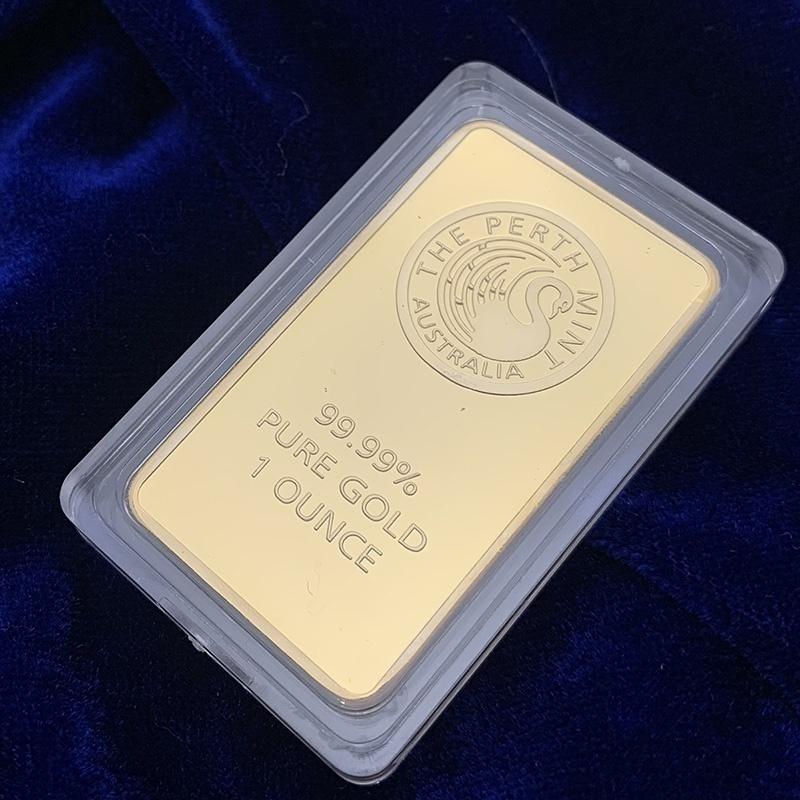 New Composite Belt Pure Gold 999.9 Replica Commemorative Coins Collection Mint Green 30g Gold Bars