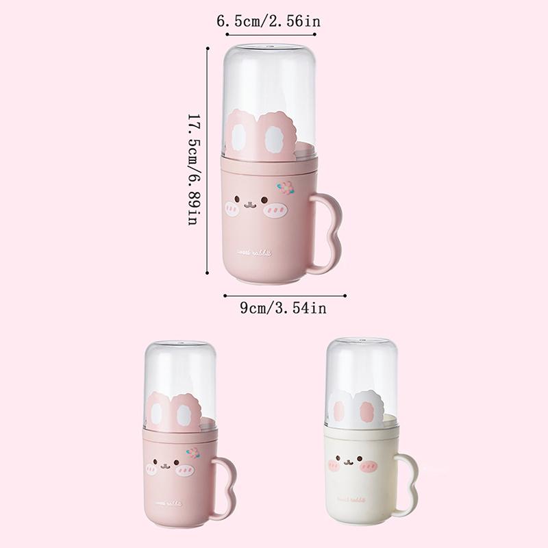 New Cute Wash Cup Household Tooth Cup Portabletoothbrush Storage Box Travel Grooming Set Children Cartoon Mouthwash Cup