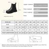 Fashion Women Chelsea Boots 2025 New Genuine Leather Winter Shoes Boots Women Casual Platform Large Size Natural Wool Female Rider Boots