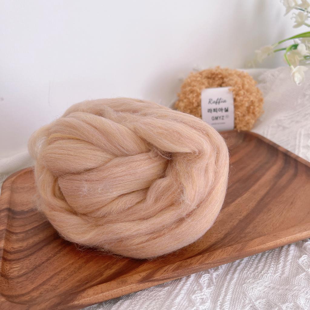 250g/ball Ultra Thick Icelandic Yarn Cotton Candy Imitation Wool Yarn Handmade DIY Weaving Tapestry Bedroom Decoration Material