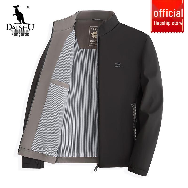 

DAISHU Мужская куртка в стиле бизнес-кэжуал со стойкой XL