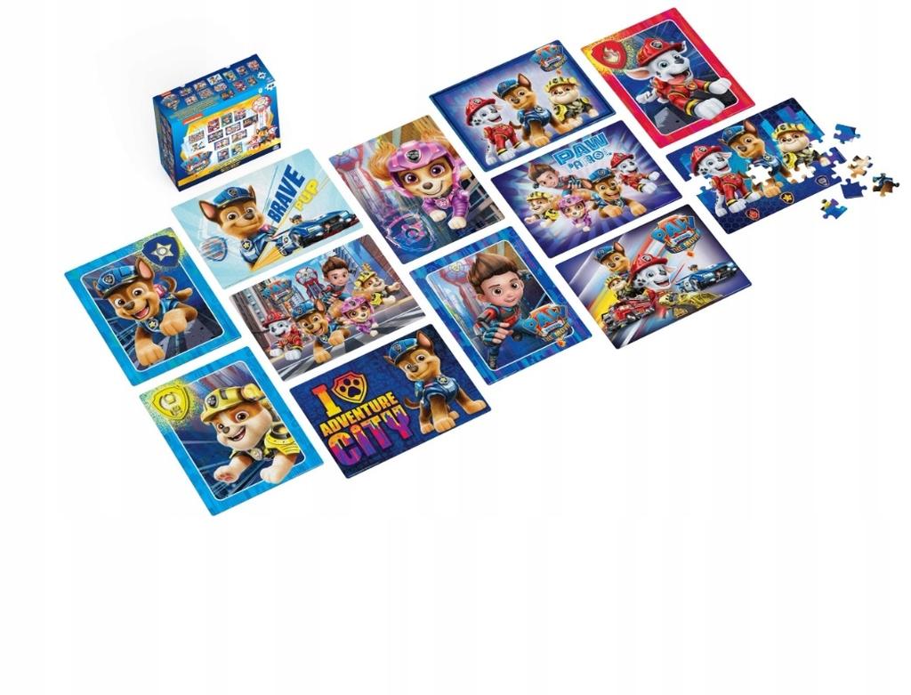 Paw Patrol 12-in-1 Puzzle Set