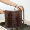 Dishwashing Rag, Double-Sided Waffle Microfiber Dish Scrubber, Stain Removing Dish Towel for Kitchen Counters Bars