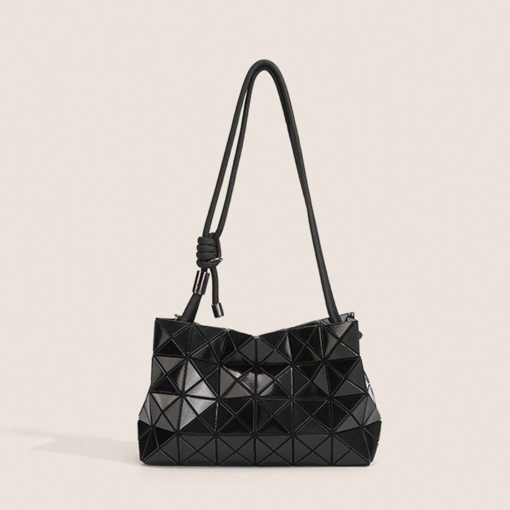 Summer Fashion Simple Shoulder Women's Bag Trend Rhombus Geometric Folding Bag Crossbody Underarm Bag