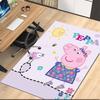 Peppa Pig Printed Carpet, for Office Chair Living Room Bedroom Kitchen Room Decor Gifts.