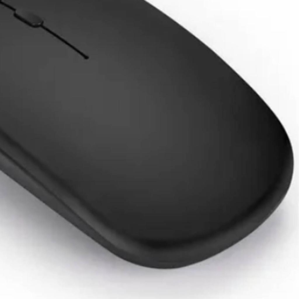 Wireless Mouse Ergonomic Comfortable Silent Design 800 To 1600DPI Plastic Material Black Office