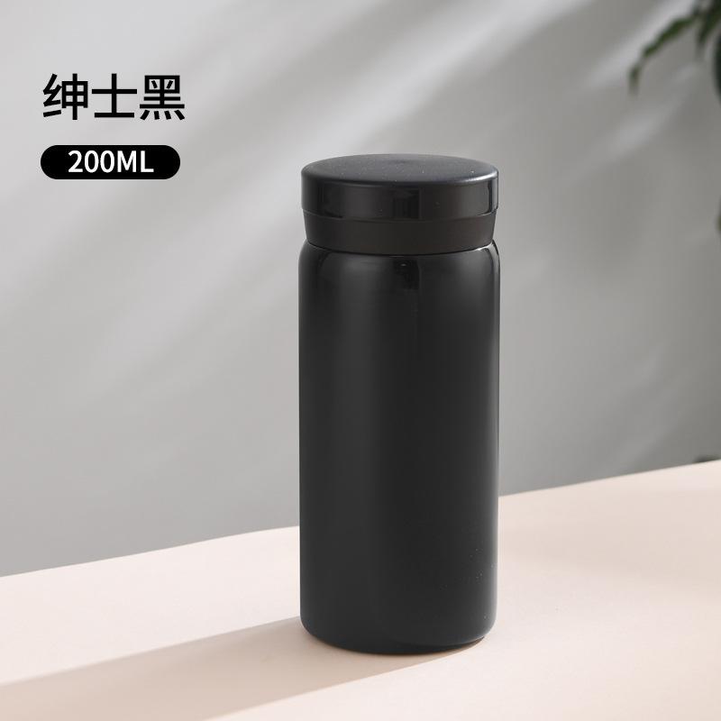 Water bottle thermos cup Stainless steel mini pocket cup Double vacuum printable logo cup