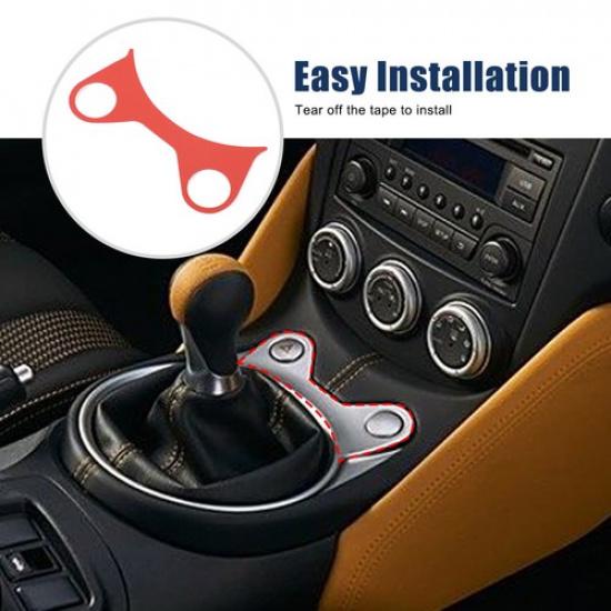 Carbon Fiber Center Console Panel Frame Trim Sticker For Nissan 370Z Z34 2009-20