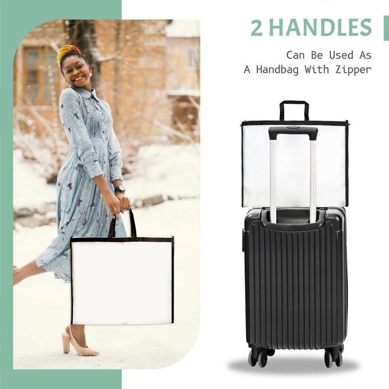 60x180cm Large Clothes Dust Cover for Suit Dress Jacket Coat Dustproof Protector with Travel Bag Design Wedding Dress Storage