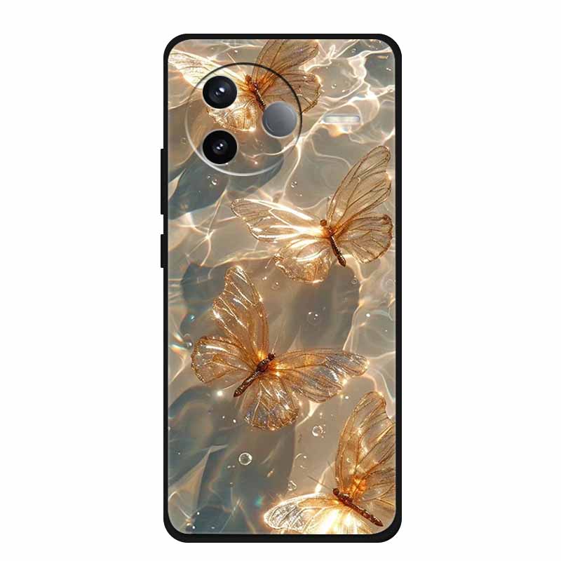 

Case For Redmi K80 K80 Pro 5G K80Pro Coque Black Silicone Soft Back Cover For Funda Redmi K 80 Ultra Phone Cases Capa Shells - Redmi K80 Pro 5G