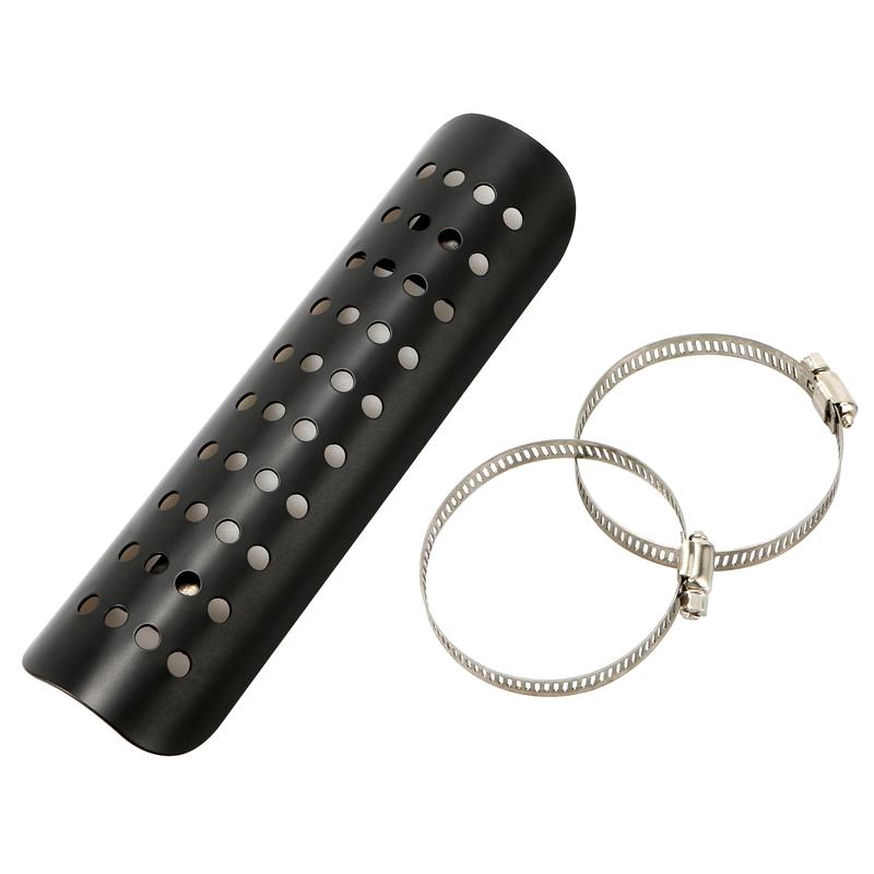 Universal for Harley Custom Chopper Cruiser Road King Softail Motorsykkel Eksosrør Modifikasjon Varmeskjold Anti-skallingsdeksel