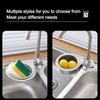 3Pcs/Set Hanging Hook Swan Sink Strainer Basket Faucet Waste Drain Rack  Fruits