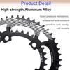BUCKLOS Bike Chainring 110BCD Road Bicycle Crown Double Road Chainwheel 34T/50T 36/52T 39T/53T for 8/9/10/11 Speed Crankset