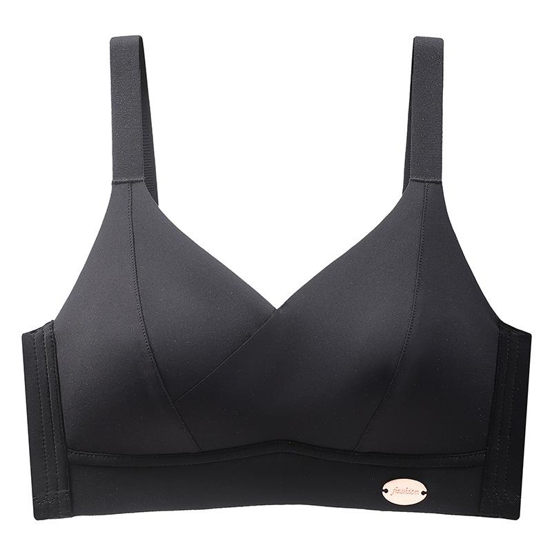 BH mit glatter Oberfläche für Frauen Bequemer Übergrößen-BH Schlichter und nahtloser BH Push-up-BH