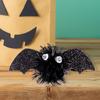 Metallic Woven Halloween Duckbill Clips Barrettes Cosplay Hair Clip Bat Wings Hairpin  School