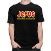 Custom Jesus Rocks Highway To Heaven T Shirts for Men 100 Cotton Tee Tops Tshirts Short Sleeve Fashion Tshirt Clothes