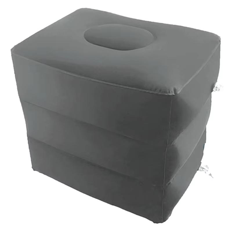 Travel Footrest Pillow Inflatable Foot Support Cushion for Airplane Car Office Resting Sleeping and Vacation Travel Accessories