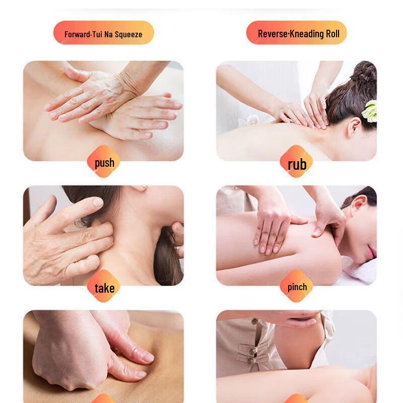 AUX Full Body Airbag & Heat Massage Cushion CN plug (adapter included)