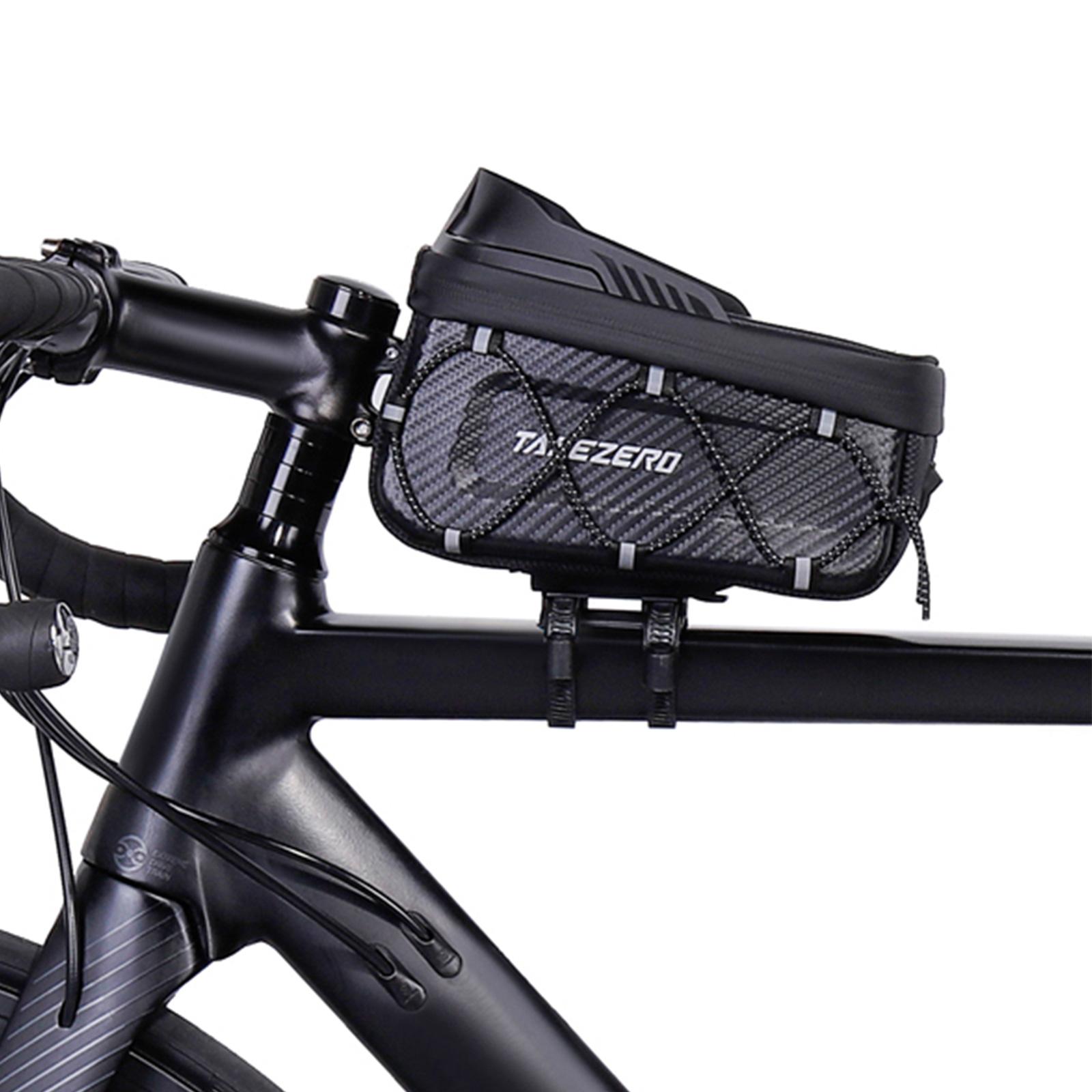 Bike Top Tube Bag TPU Touchscreen Film Cycling Accessories Bicycle Pack Upper EVA Pouch Pack for Outdoor Cycling Accessories China Mainland