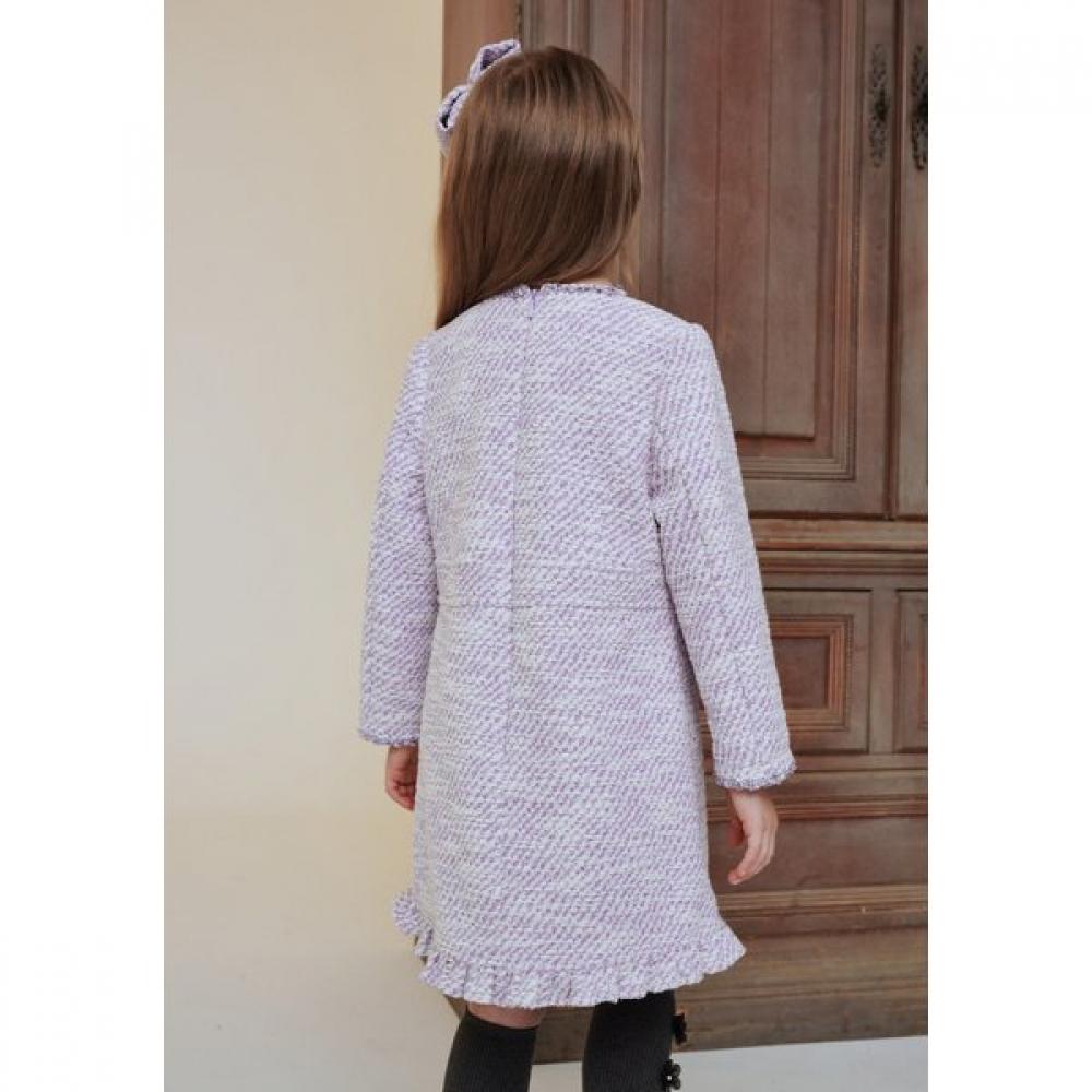 The Coffee Bean   Tea Leaf Violet Tweed Dress Ba14op01vi