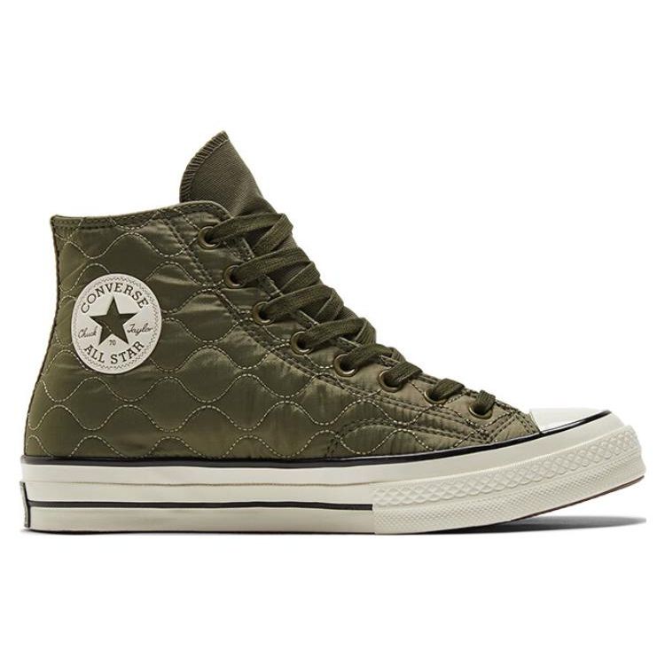 Converse Chuck Taylor All Star 1970s Comfortable Trendy Retro Casual Durable Lightweight High Top Canvas Shoes Unisex Sneakers Olive A04280C