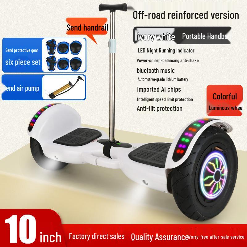 7-Inch Children's & Adults' Bluetooth Balance Scooter - Fast Electric Two-Wheeler