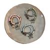 Jingdezhen Ceramic Double Ring Butterfly Beaded Bracelet for Women, Handmade New Chinese Ethnic Bohemian Style Niche Versatile Elegant Wrist Jewelry