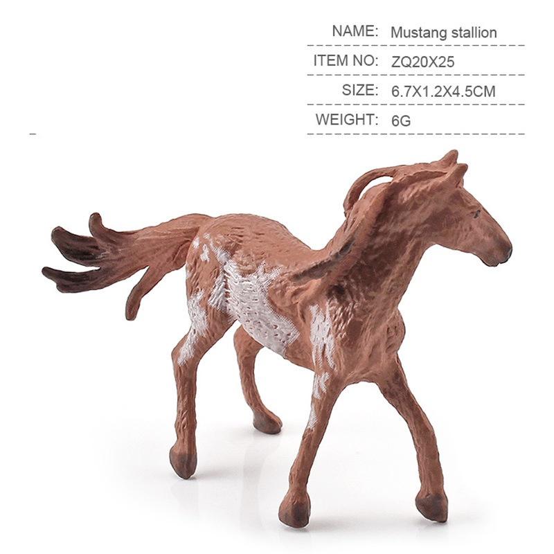 Realistic World Horse Model Set Static Miniatures Of Keat Marshal Morgan And Freis