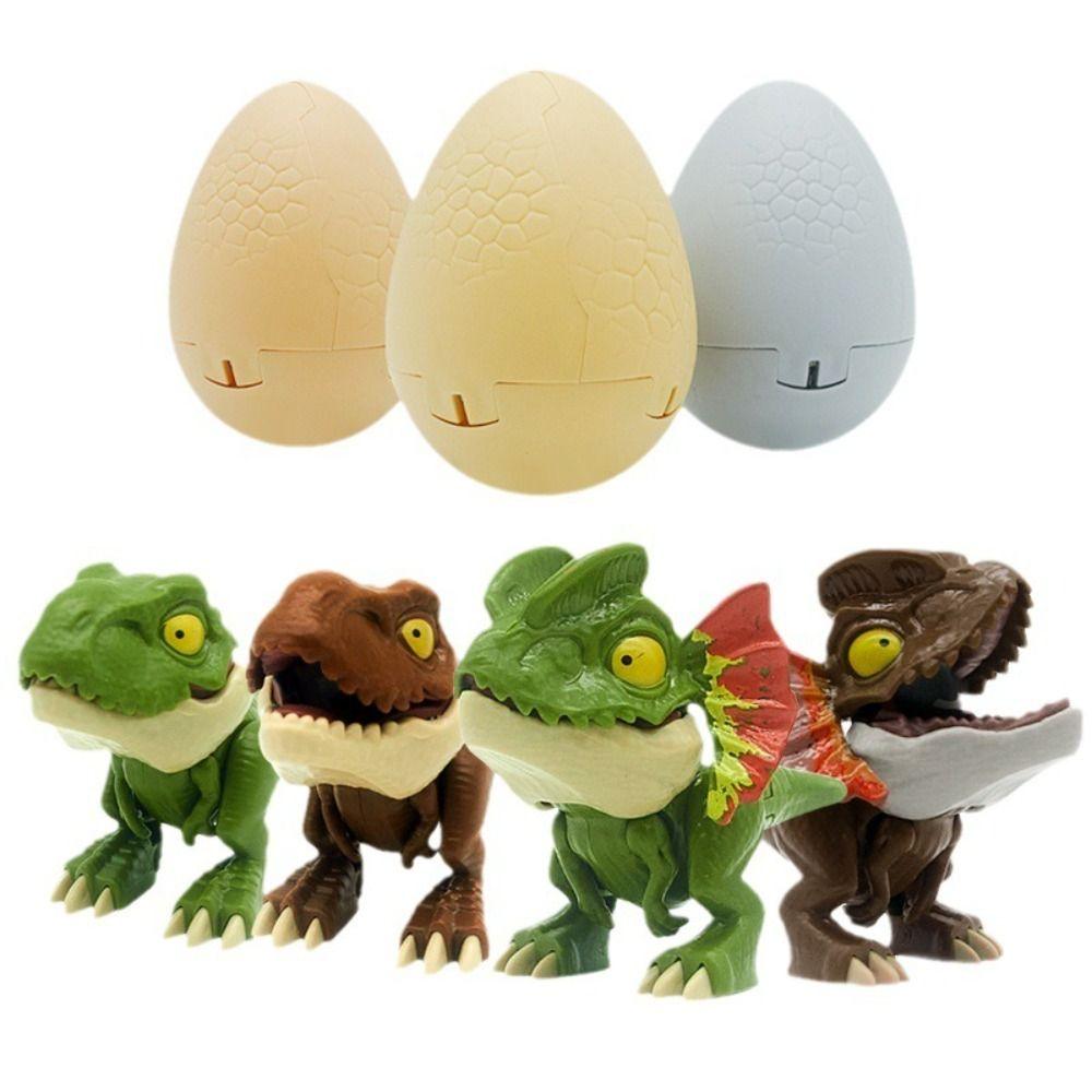 Simulation Animal Dinosaur Egg Toy Movable Joints Transforming Feature Transforming Dinosaur Deformed Design
