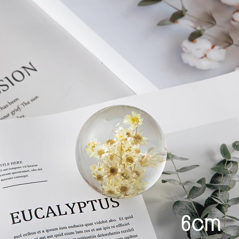 Dandelion & Sunflower Crystal Ball Ornament - High-End Gift for Christmas, Birthday, or Valentine's Day (M2)