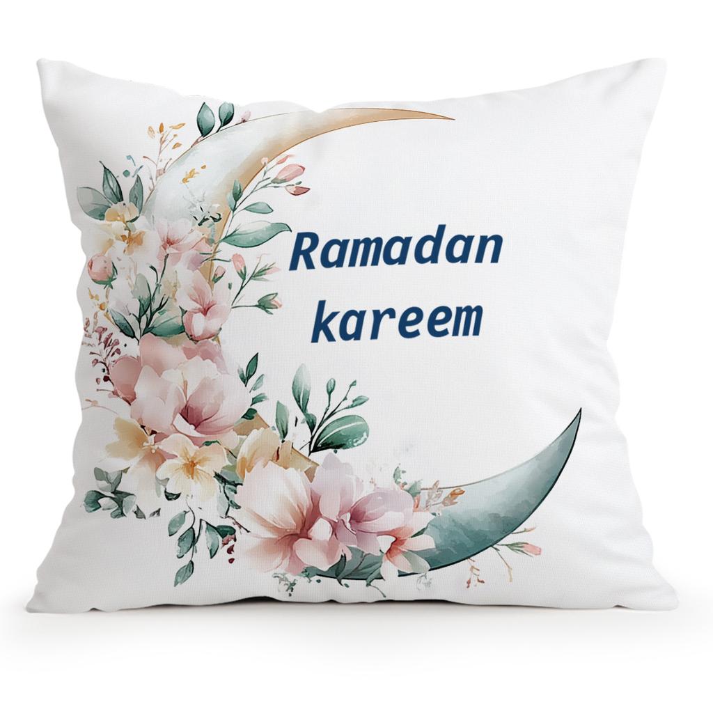 Ramadan Flowers Cushion Pillowcase Printed Polyester 40/45/50cm Throw Pillowcover Decorative Sofa Cushion Pillowslip Home Decor