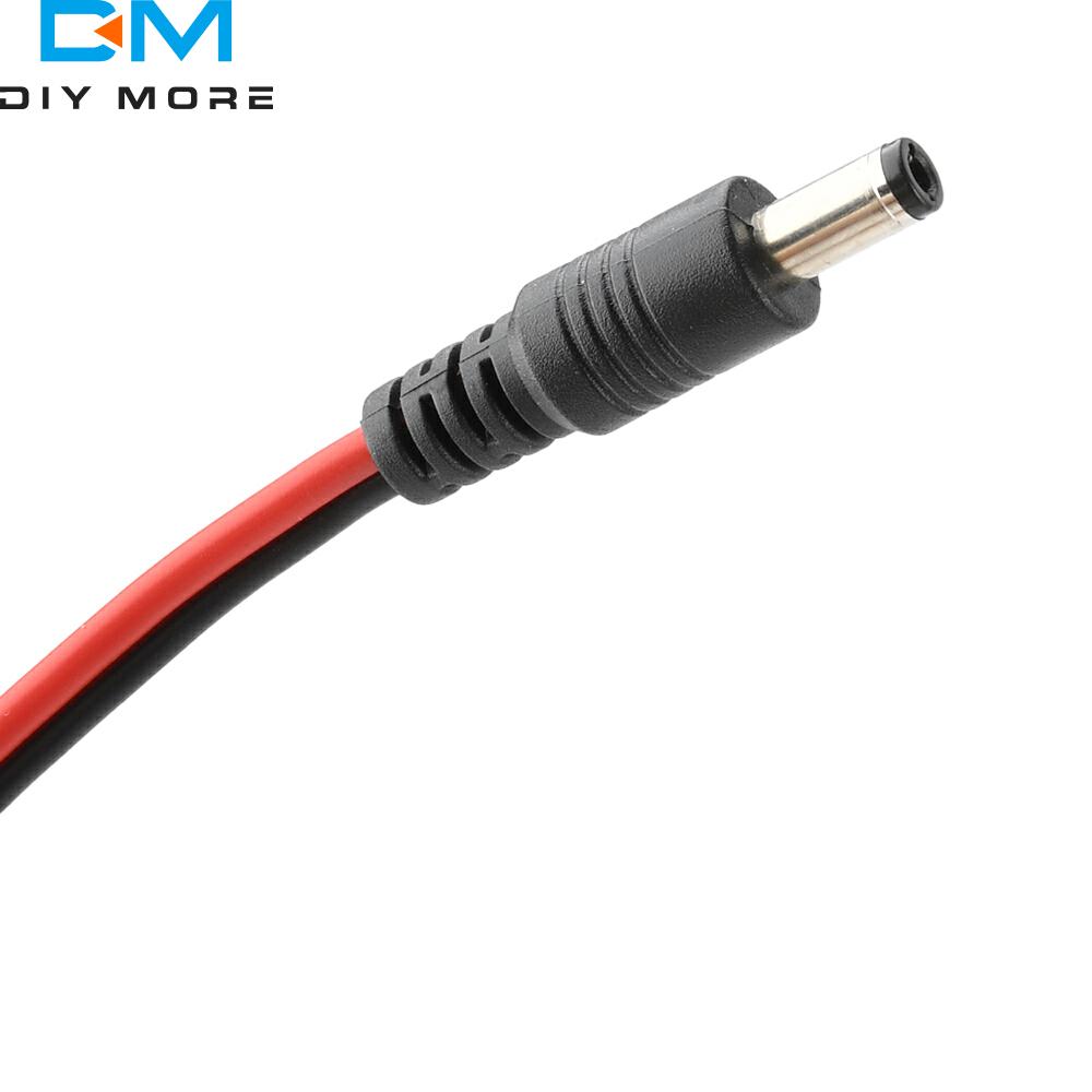 5.5*2.1mm Alligator Clip DC Power Male Female Test Lead Cable Crocodile Wire Connector To Male 25cm 30cm