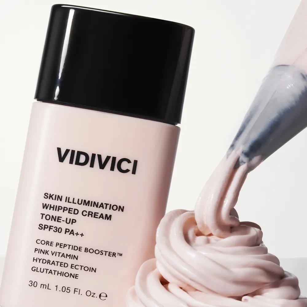 VIDIVICI Skin Illumination Tone up Cream SPF30 30ml Skin Illumination Whipped Cream Tone-Up #Pink