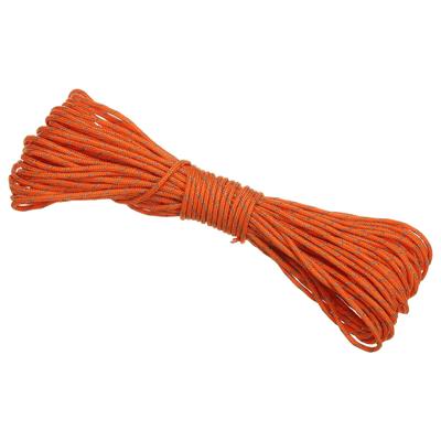 PATIKIL 65ft Ανακλαστικό Σχοινί Στήριξης Κάμπινγκ Paracord 2mm Σχοινί Στήριξης Σκηνής για Σκηνή Κάμπινγκ Τέντα Πεζοπορία Νάιλον Σχοινί Paracord Πορτοκαλί (20M)