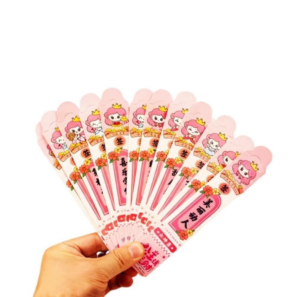 12PCS Red Drawing Lots Money Envelopes Horse (Chinese Zodiac) Home Decor Red Pockets Draw by Lot Traditional Lucky Money Bag