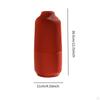 Decorative Flower Vase Plant Container Ornament Sleek Unbreakable PP Suitable for Living Room