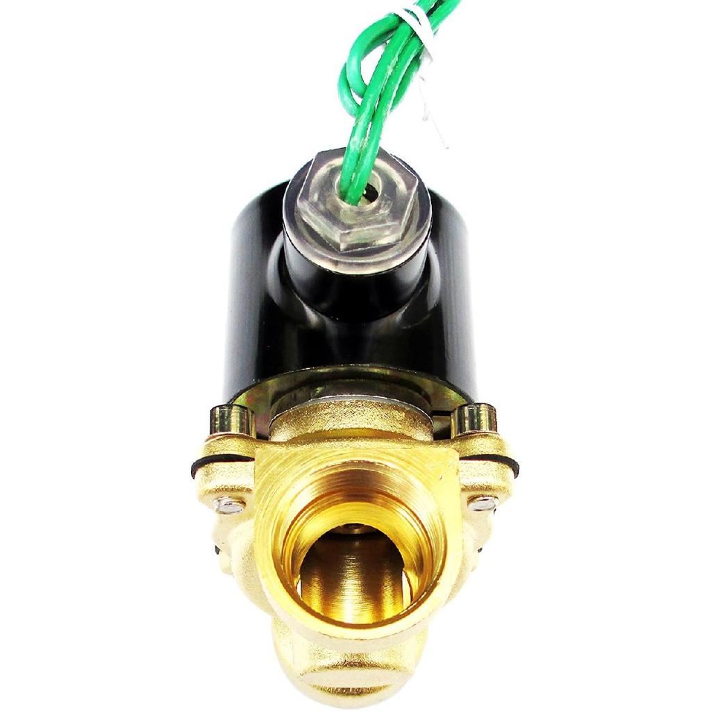 3/4 inch 24V AC Brass Electric Solenoid Valve NPT Gas Water Air Normally Closed