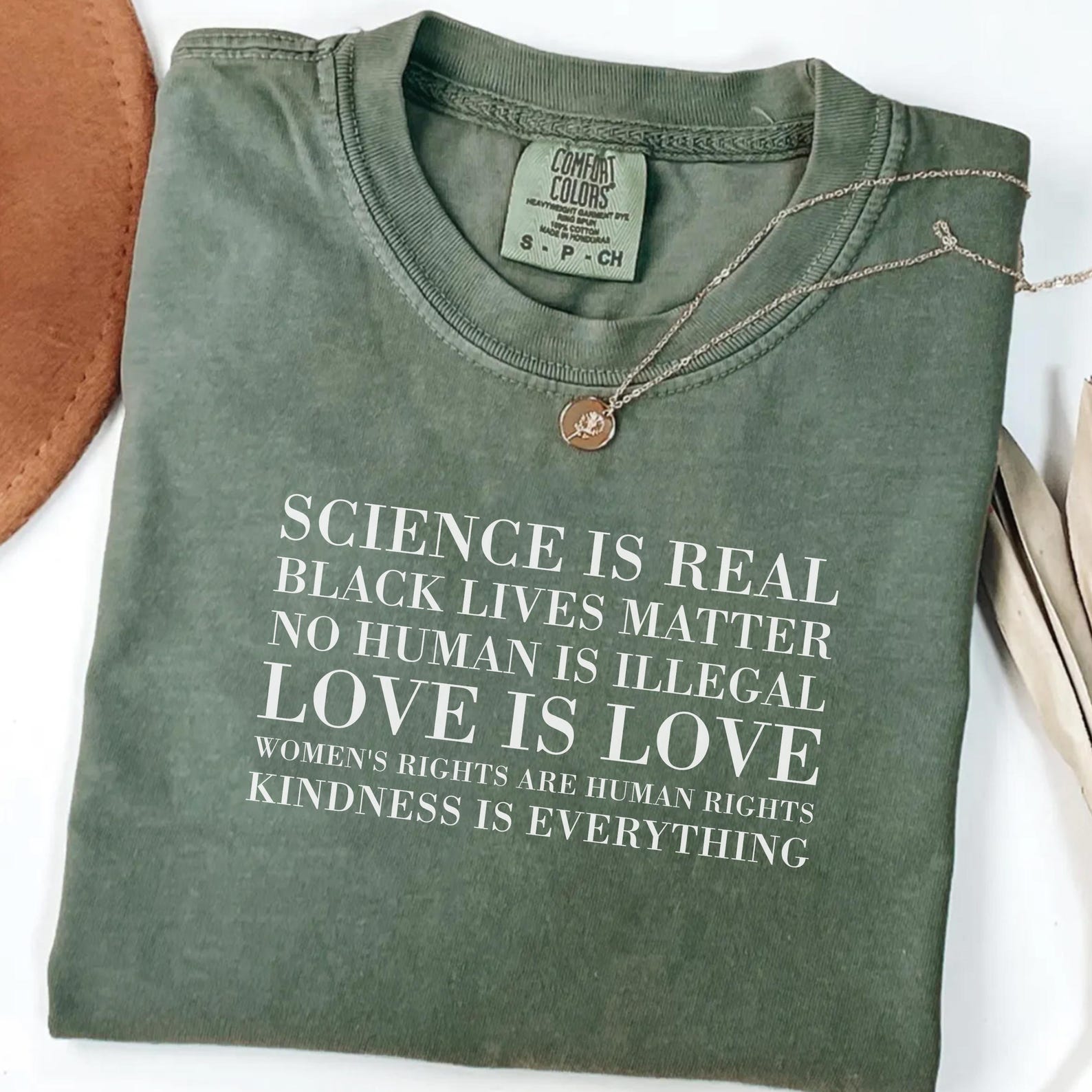 Science Is Real T-Shirt, Love is Love, Black Lives Matter, Women s Rights, Equal Rights, Anti ICE,, Anti Trump, Comfort Colors Tee 4XL