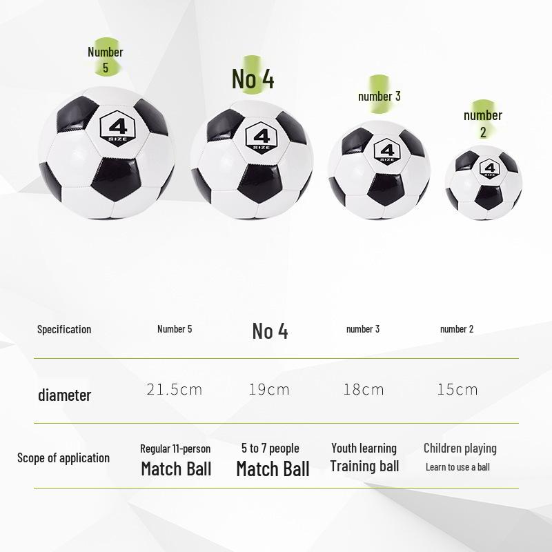 PVC Machine-Sewn Youth Training Football for Primary & Secondary Students and Kindergarten