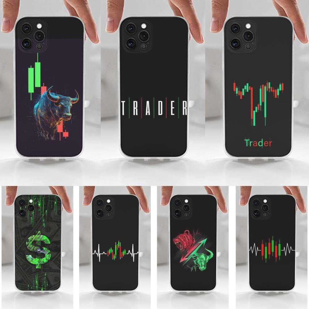 Day Trading Day Trader Trader Phone Case For iPhone Max,Plus,11,14,13,XR,SE,12,15,Pro,17,16,X,XS,Mini Transparent Soft Cover