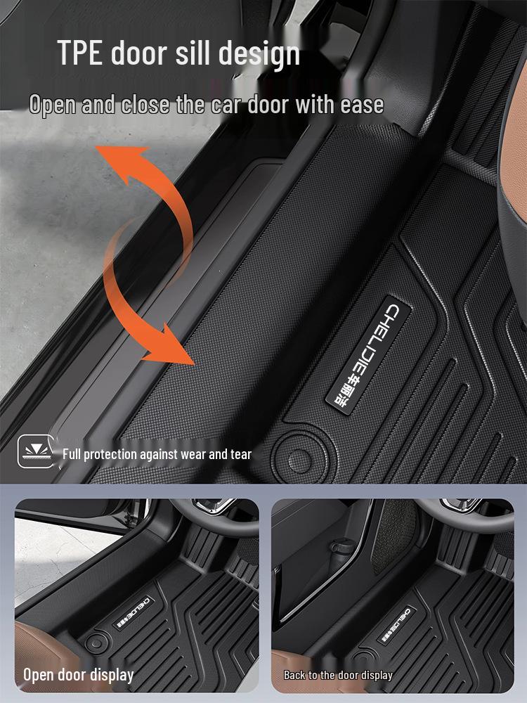 Full Coverage TPE Car Floor Mats for Honda Accord, CRV, Civic, XRV, Geely, Binzhi