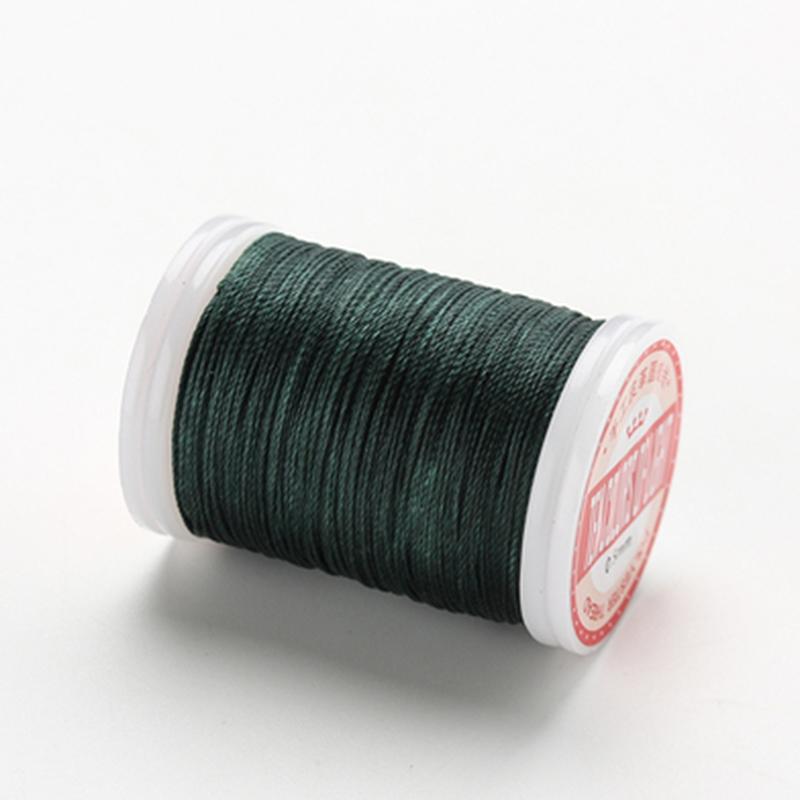0.5mm Round Waxed Thread Leather Sewing Craft Polyester High Quality Cord Wax Coated Strings Strength Thread Handmade