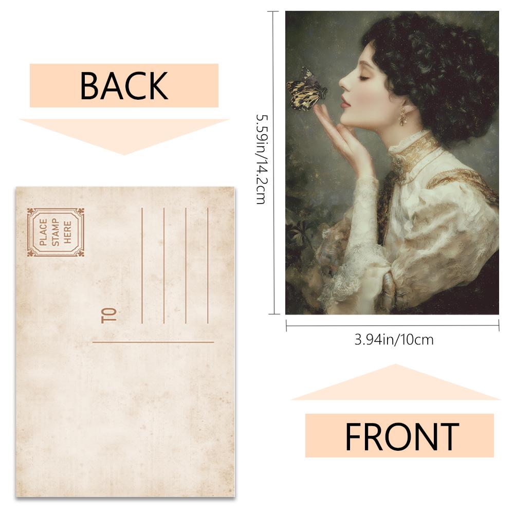 32 Stück, Froschkönig Postkarte, Märchen, Geburtstags-/Jubiläumsgeschenk, Sammlerstück, Geeignet zum Verschenken, Kann verschickt werden.