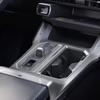 For 2026 Toyota RAV4 2PCS Center Console ABS Driving Control Panel Cover Decor Trim, 2026 RAV4 Hybrid&Plug-in Hybrid Interior Accessories-Carbon