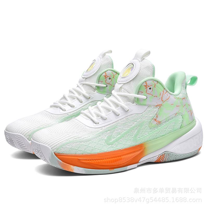 

Четыре сезона Летающий тканый сетчатый дышащий Профессиональный Практичный Баскетбольные кроссовки Мужские Нескользящие, Износостойкие и Амортизирующие Большой размер Spo 48