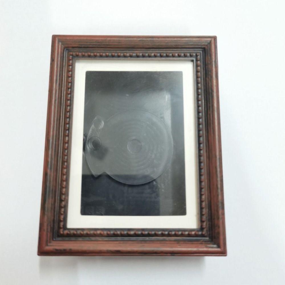 DIY Magnetic Refrigerator Photo Frame 3D Creative Creative Fridge Magnets Vintage Photo Decoration Painting Picture Frame