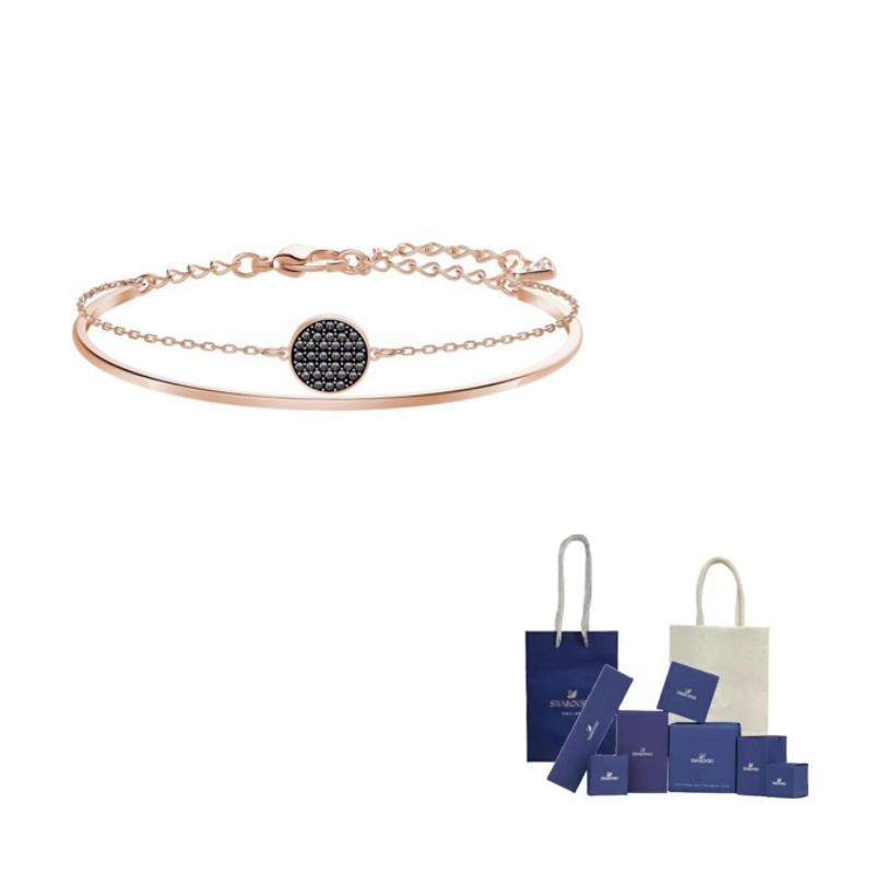 Swarovski Alloy Bracelets Womens Rose Gold F-Branded gift bag розового золота