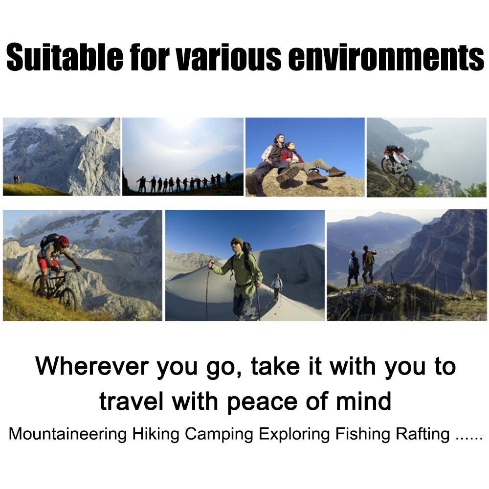 Compass Map Scale Ruler Folding Survival Waterproof Multifunctional for Outdoor Hiking Camping Survival Guiding Tool